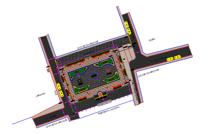 Planning detail of dwg file - Cadbull