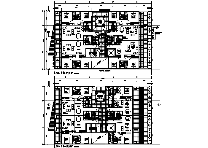 Planning residential development elevation detail dwg file - Cadbull