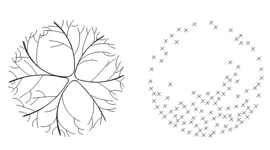 Plan of trees in AutoCAD, dwg file. - Cadbull