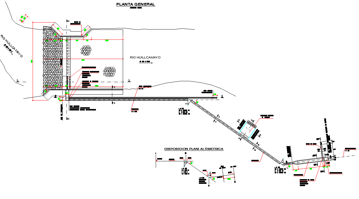 Canal Irrigation System With Map Cad Drawing Details Dwg File Cadbull ...