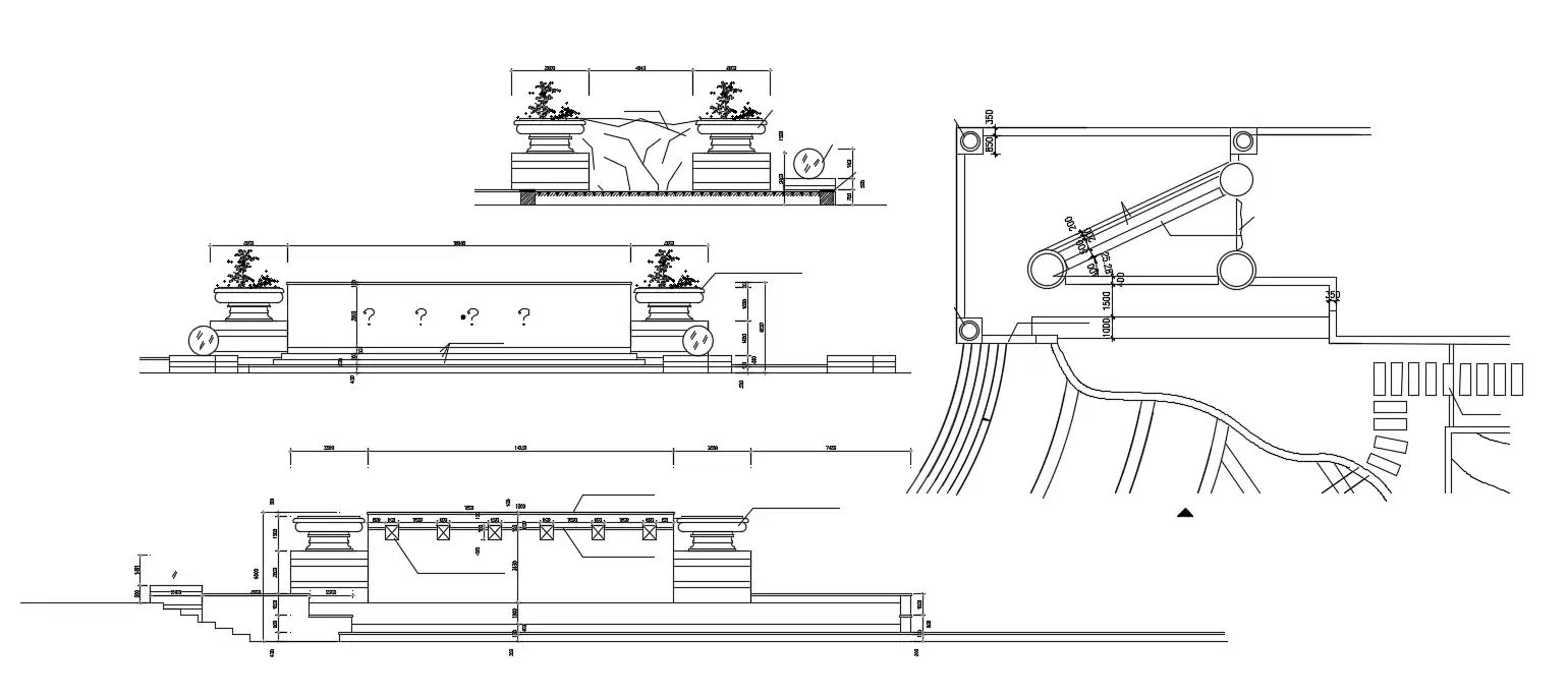 Planter Pot  CAD  Blocks  Cadbull