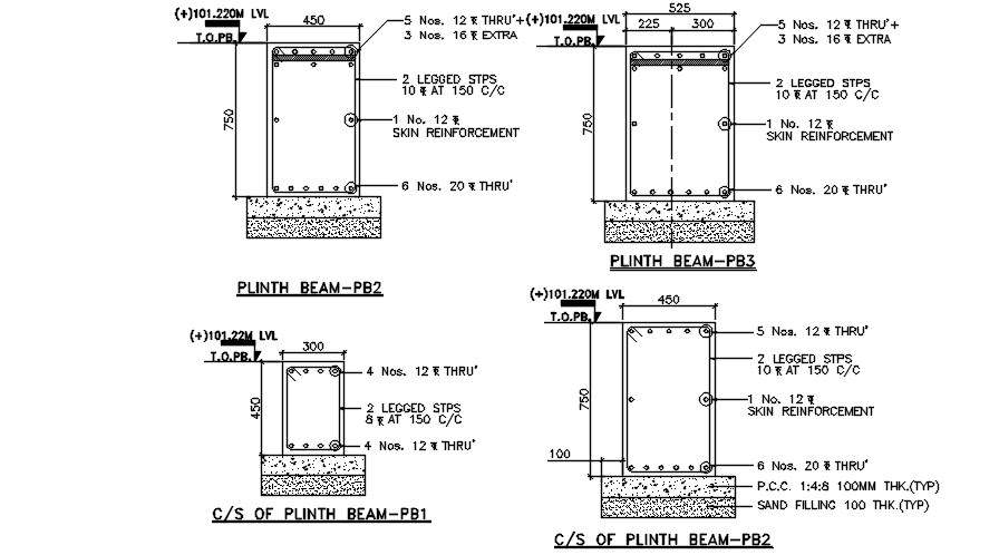 how to read plinth beam drawing at Site | construction drawing