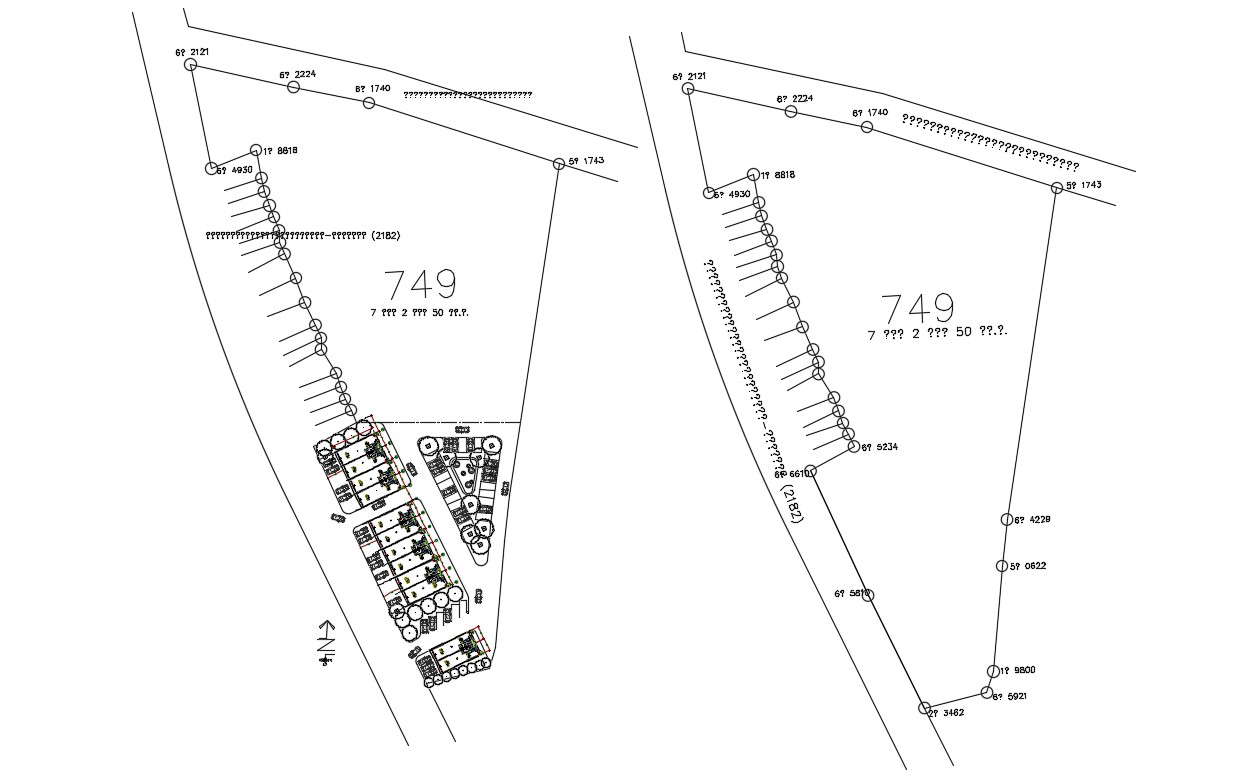 Plot Area House CAD Drawing - Cadbull