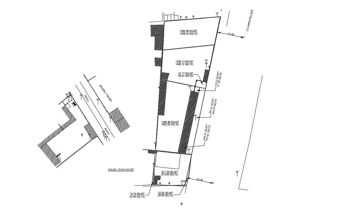 House Site Plan With Contour Design CAD Drawing - Cadbull