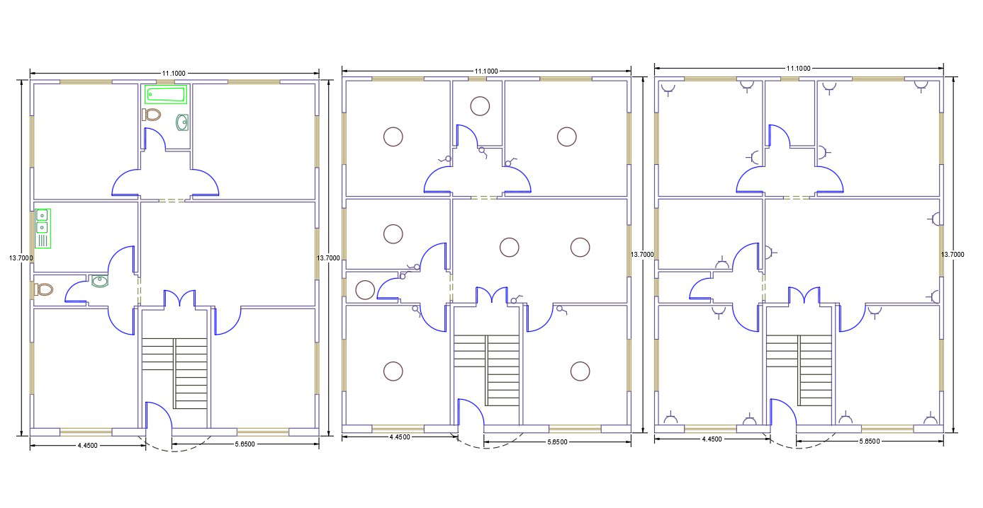 plot-size-180-square-yards-house-plan-design-cadbull