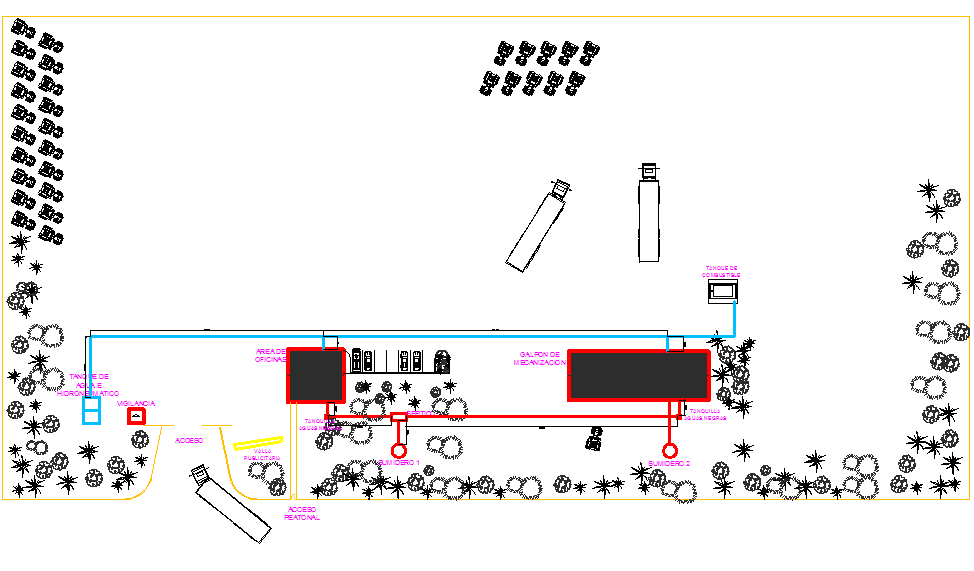 Plumbing plan detail dwg file Cadbull