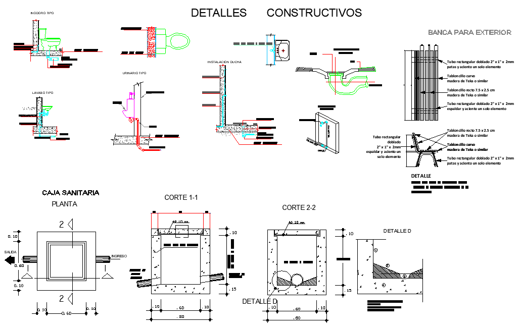 Plumbing Sanitary Plan And Section Detail Dwg File Cadbull