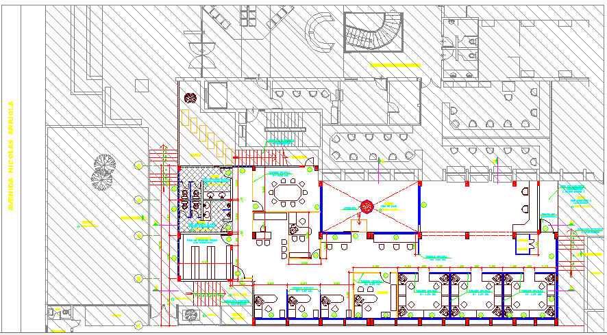 Primax office building architecture layout plan details dwg file - Cadbull