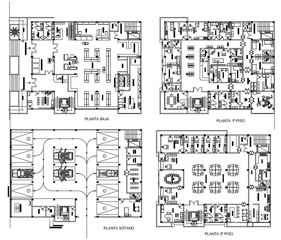 Private Clinic Project DWG File - Cadbull