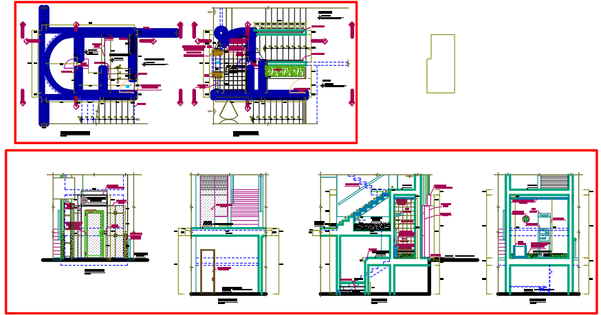 Project automatic cashier type looby - Cadbull