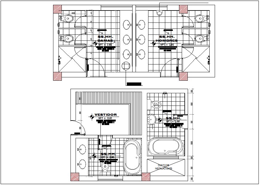 Dwg чертежи сантехники