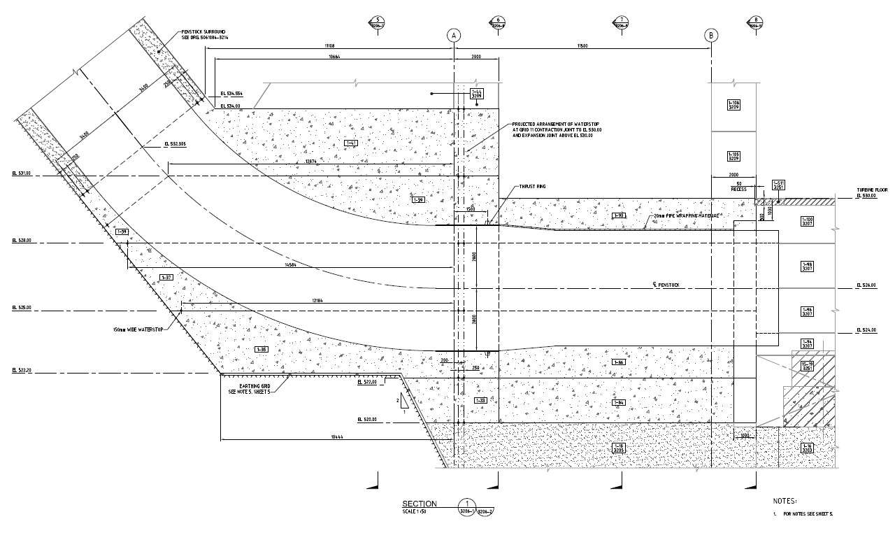 RCC Design Of Hydropower Plants PDF Format - Cadbull