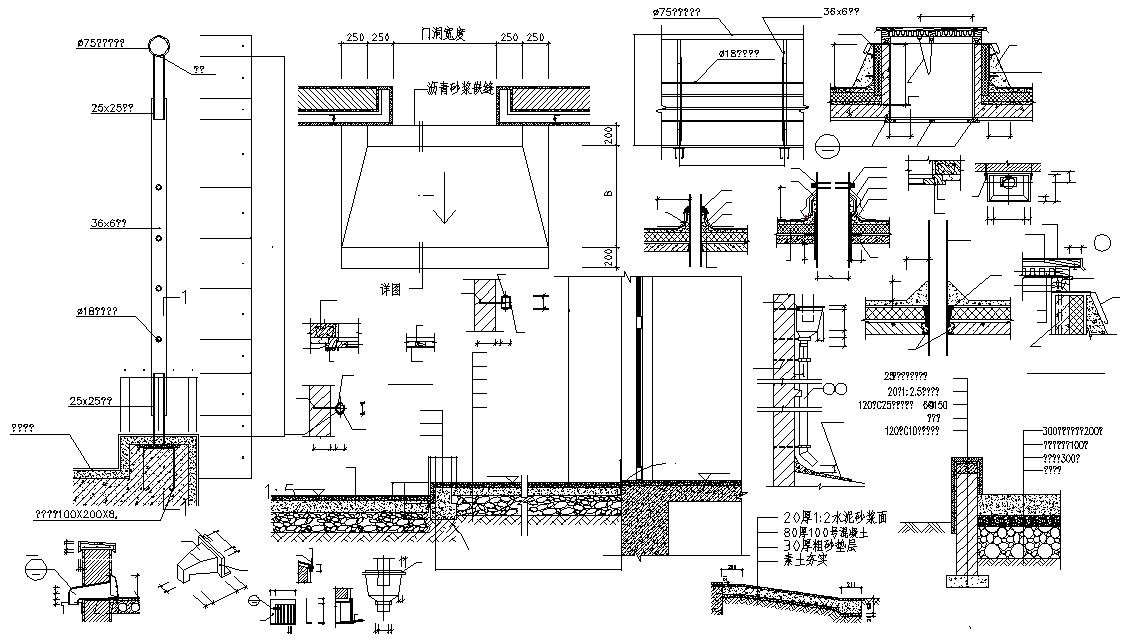 RCC Structure Blocks DWG File - Cadbull