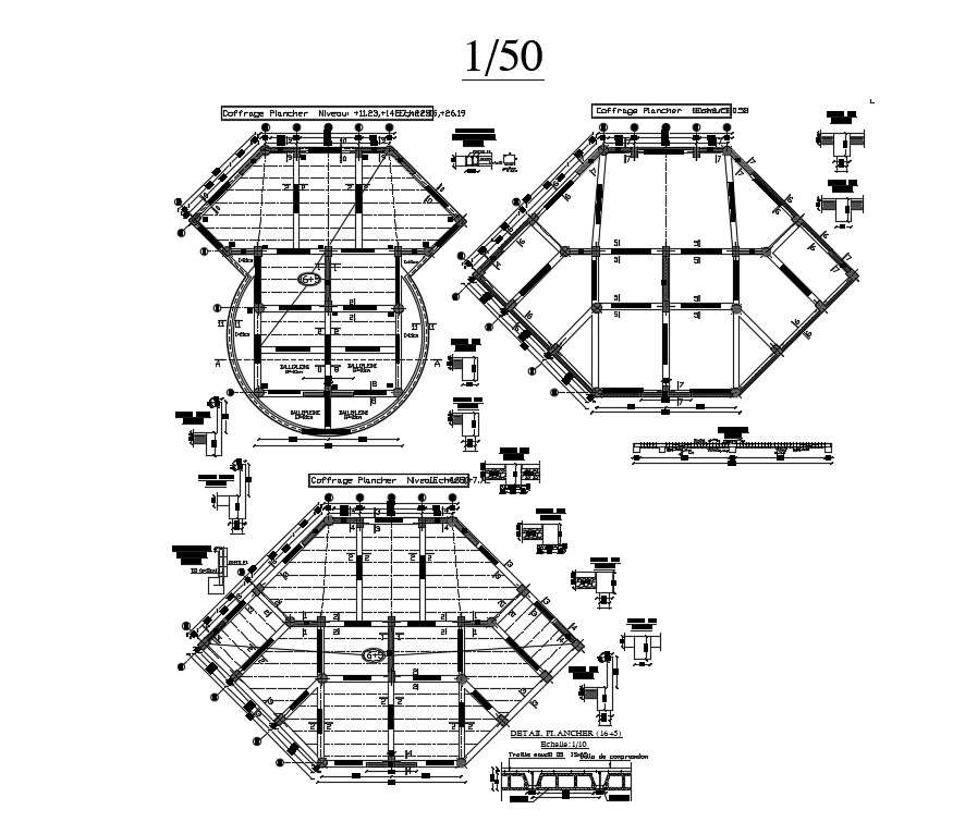 RCC Structure CAD File Download - Cadbull