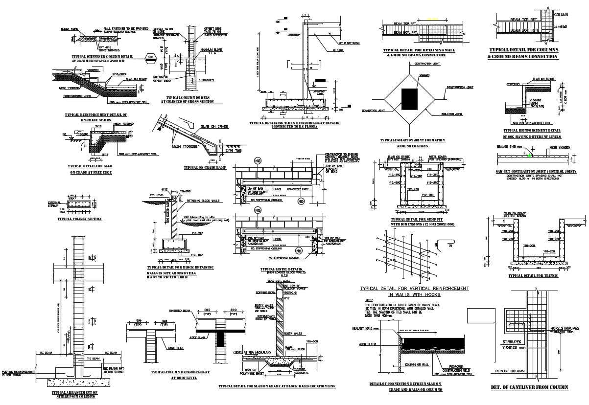 RCC Structure Design - Cadbull