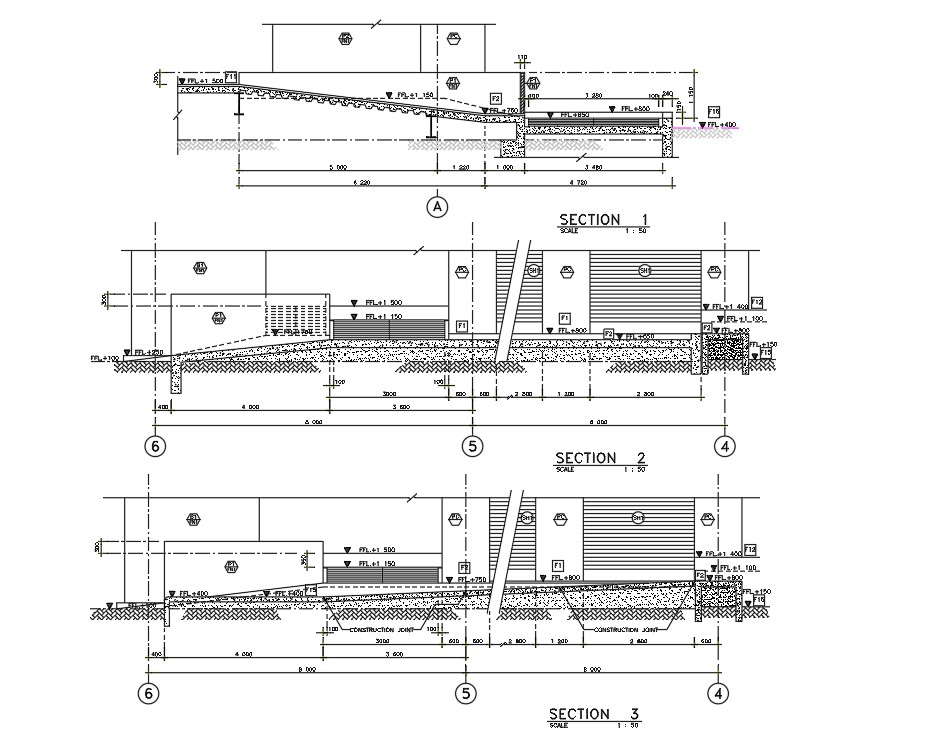 Rcc Ramp Section Drawing Download Autocad File Cadbull 8679