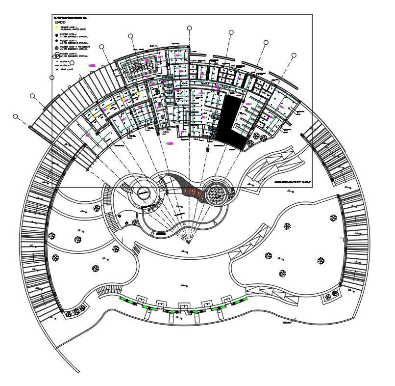 REFLECTED CEILING LAYOUT PLAN in detail AutoCAD 2D drawing, dwg file ...