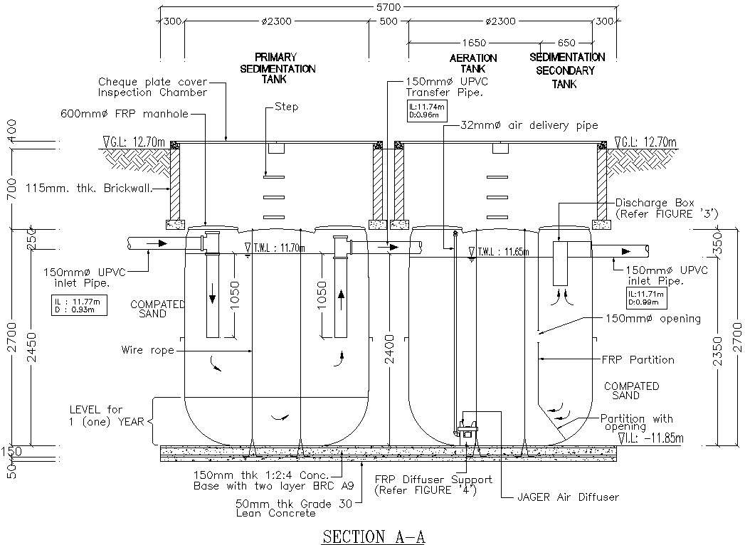 Radial Flow Sedimentation Tank Autocad File - Cadbull