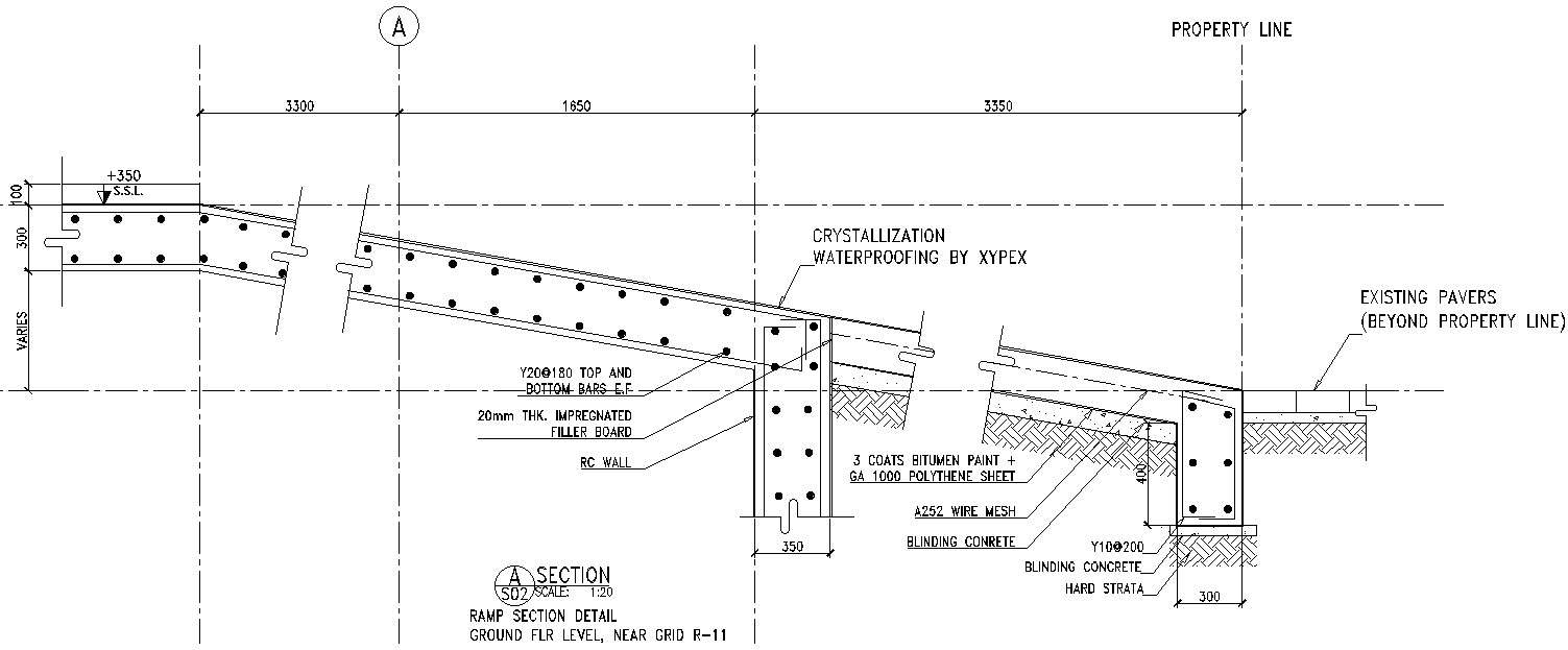 Ramp Section Working Drawings Of Autocad Dwg Files Cadbull 2219