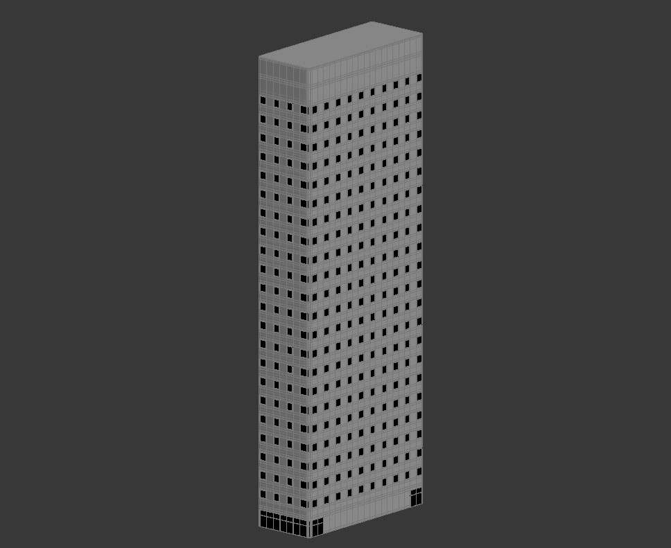 rectangle shaped building