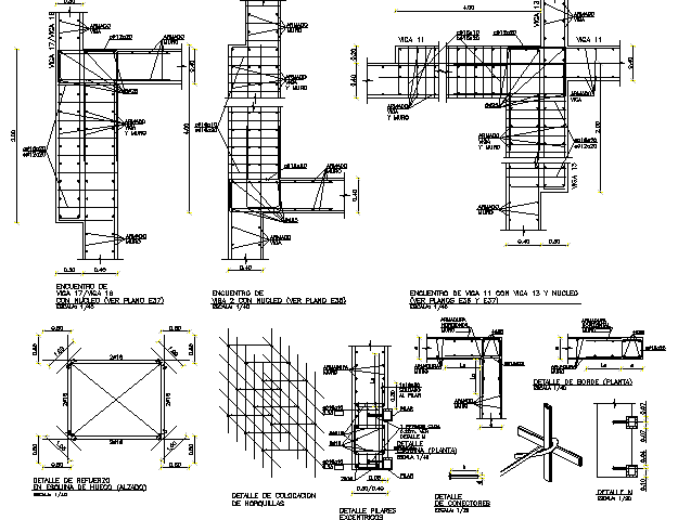 Reinforced Beam Constructive Details Dwg File - Cadbull