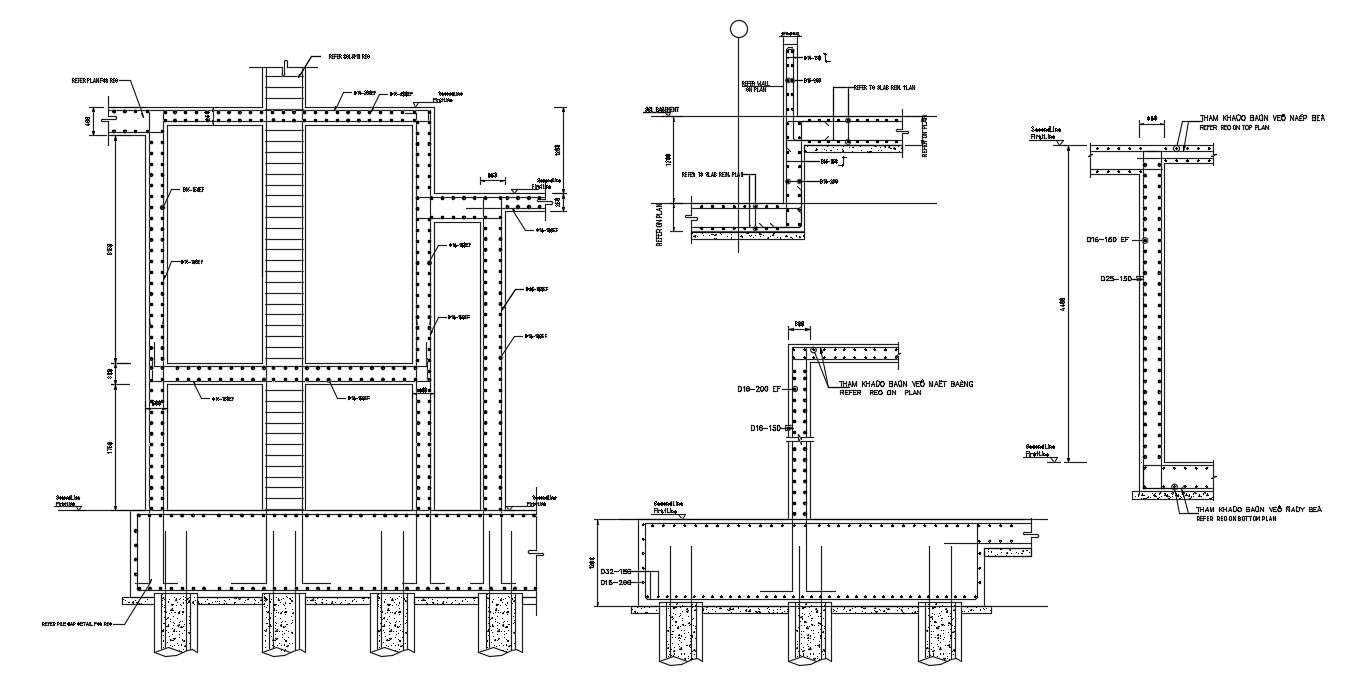 Reinforcement Details DWG File - Cadbull