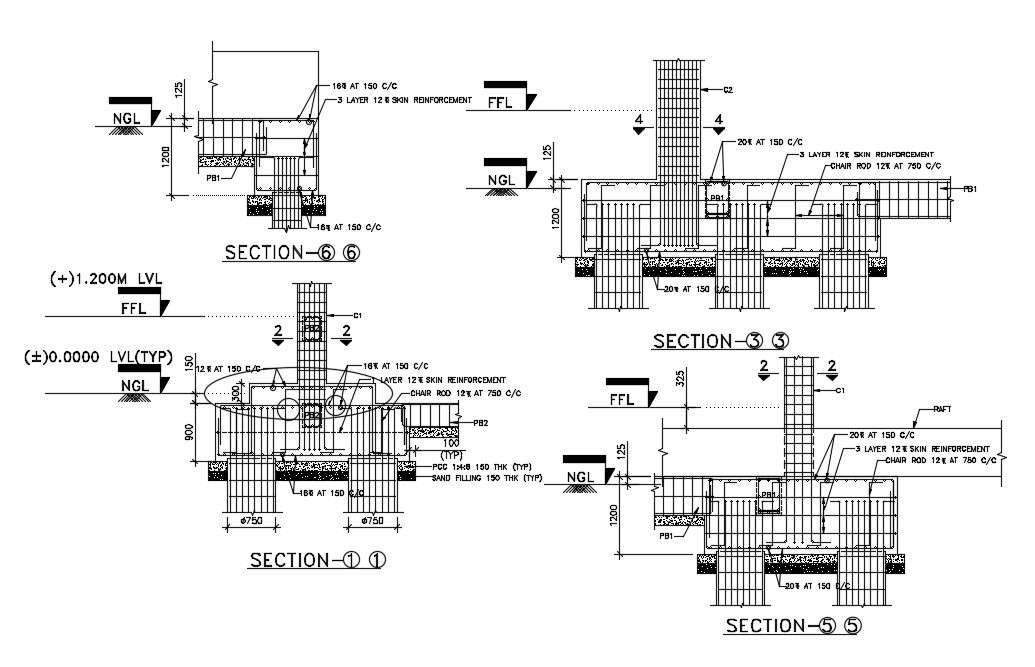 Reinforcement Detail. Download Cad Drawing File 