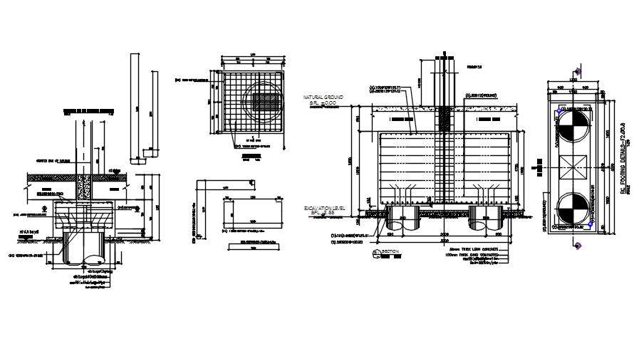 Reinforcement detailing in AutoCAD 2D drawing, dwg file, CAD file - Cadbull