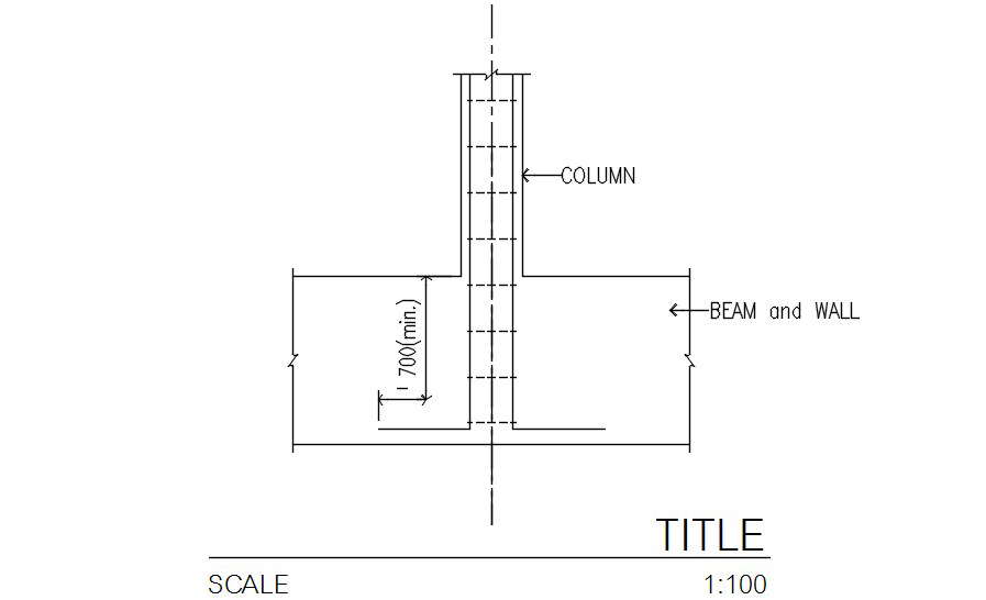 Reinforcement detail shown in this autocad drawing file. Download the ...