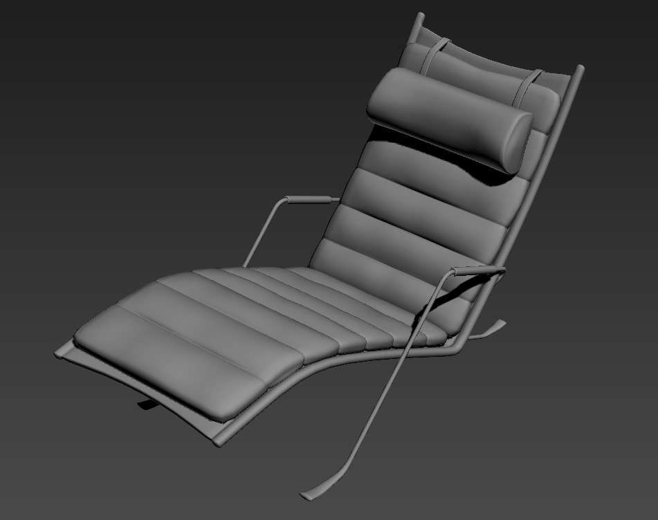 Relaxing pool Chair 3ds Max File Download Cadbull