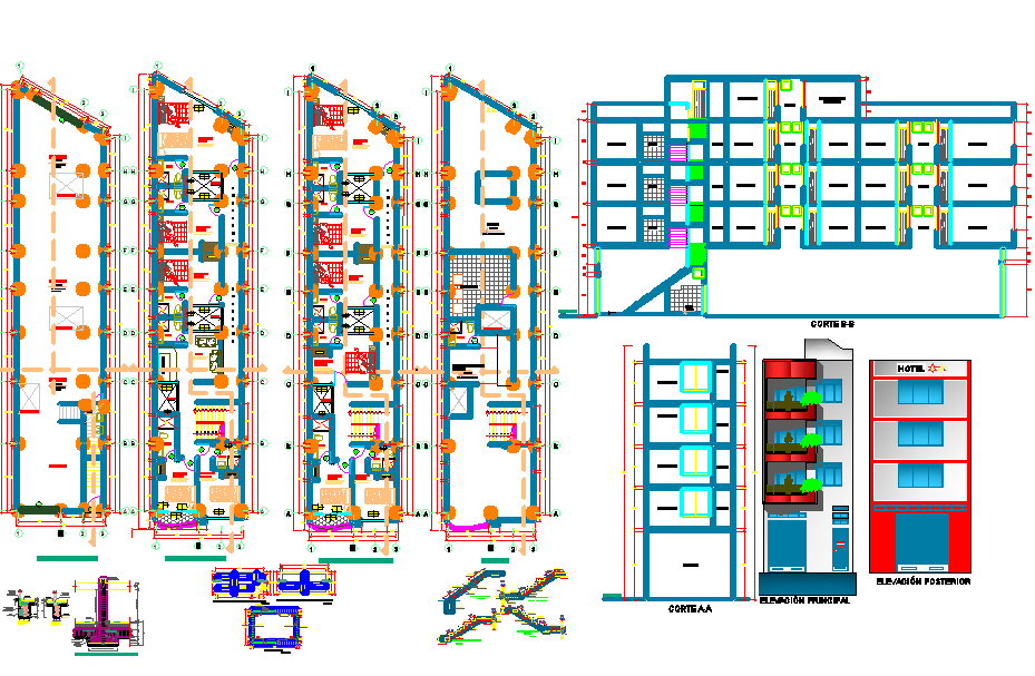 Residence Layout plan of House - Cadbull