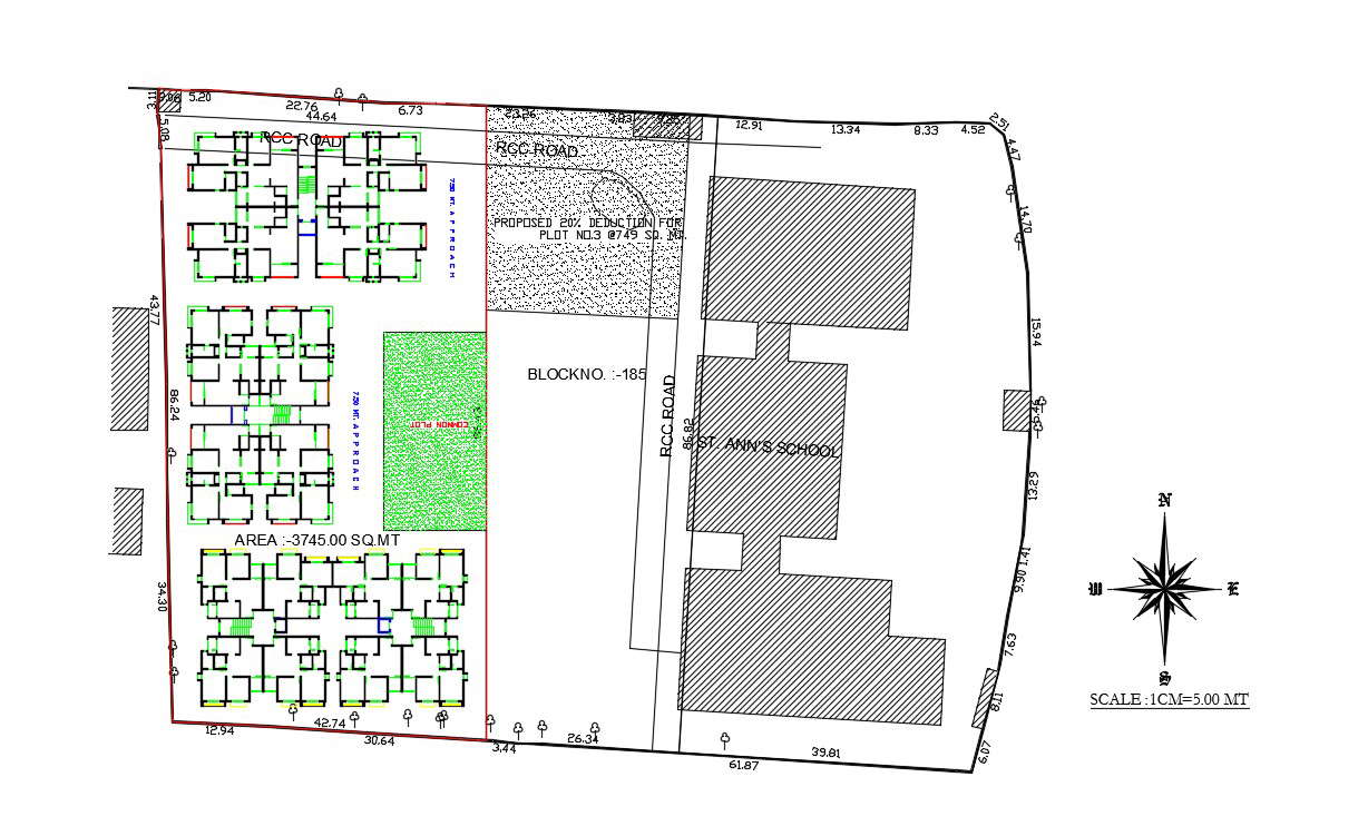 Residential Area Planning - Cadbull