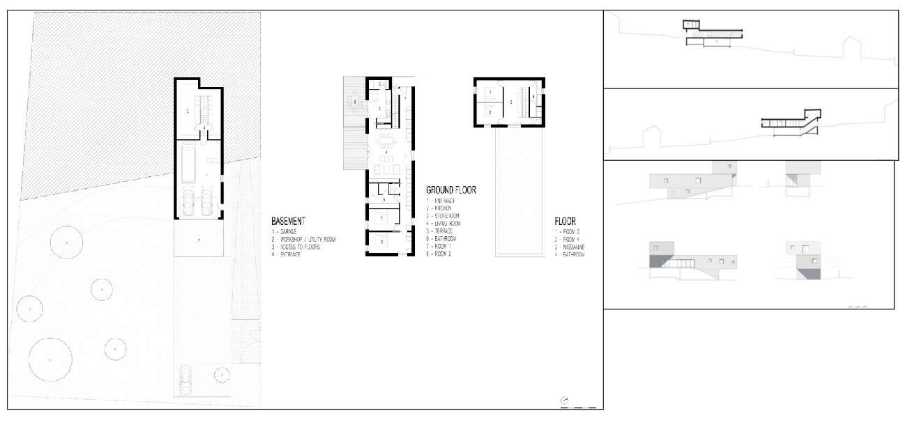 Residential Duplex House Project with AutoCAD File - Cadbull
