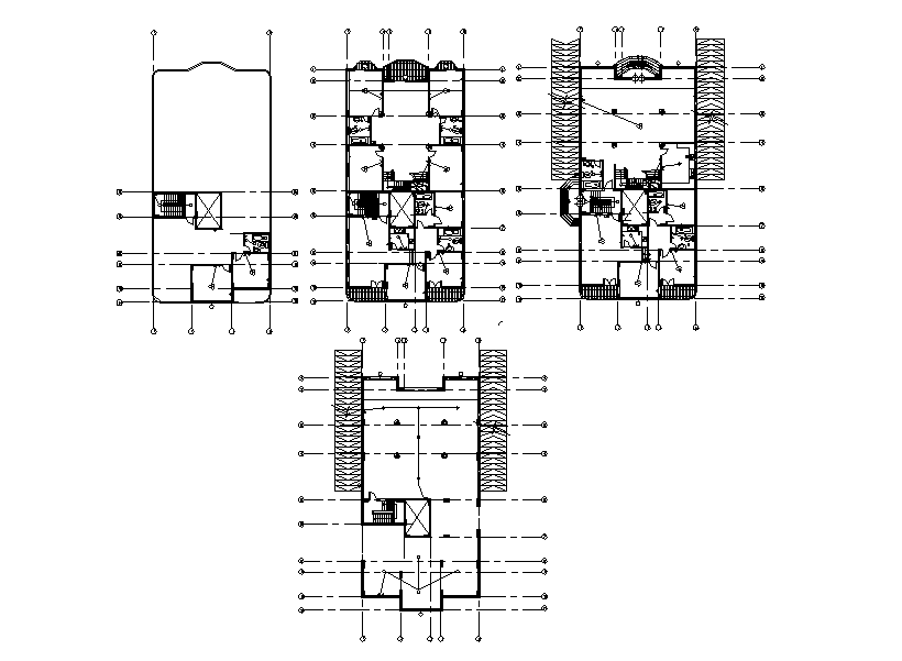 Residential House Project detail - Cadbull