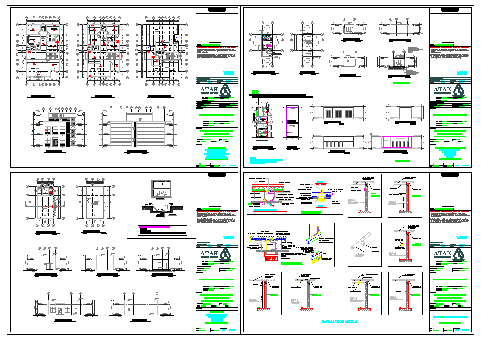 Residential building plan detail view dwg file - Cadbull