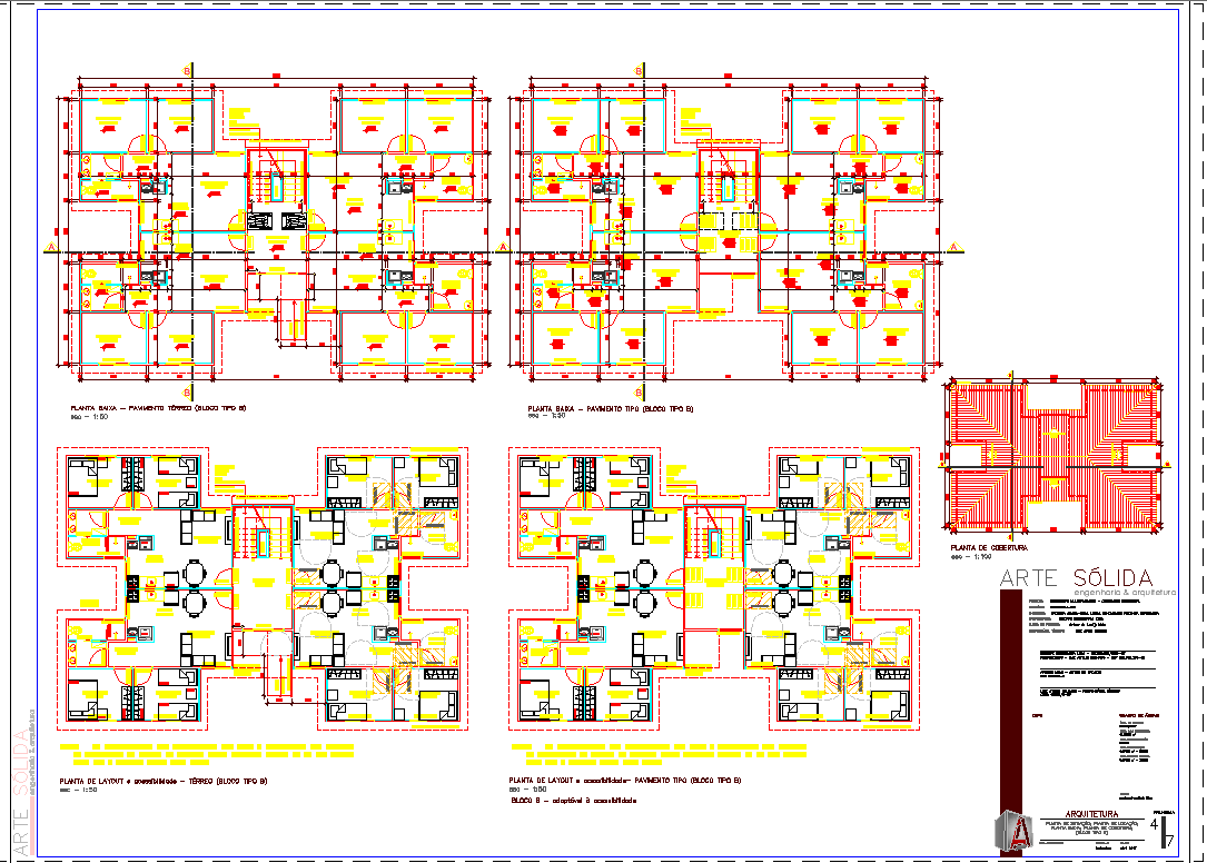 Residential Building Plan View Detail Dwg File Cadbull