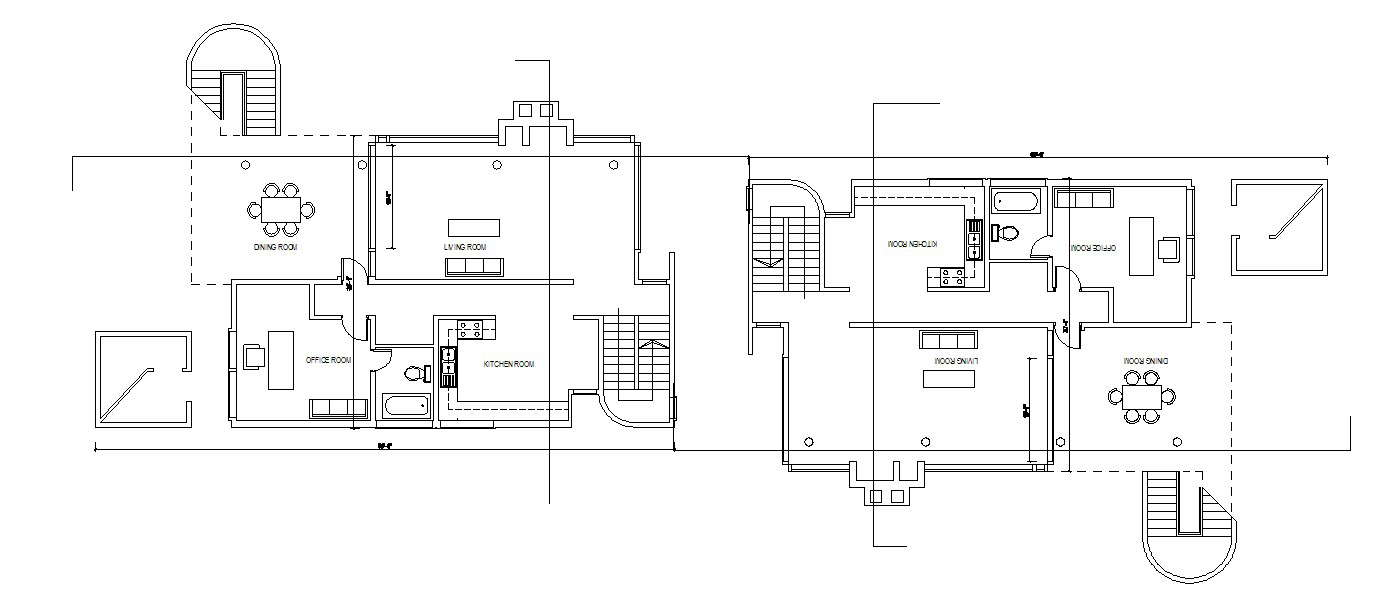 Modern House Layout In DWG File - Cadbull