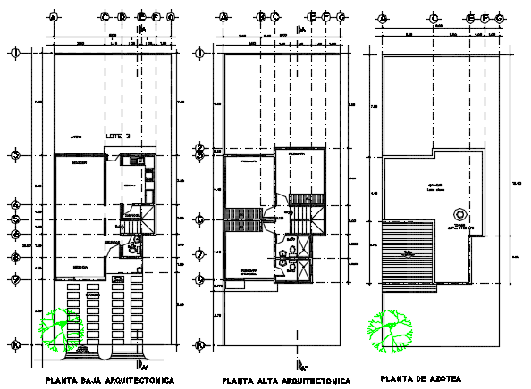 Residential house plan detail dwg file - Cadbull