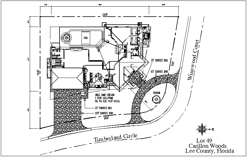  Residential Site Plan Drawing