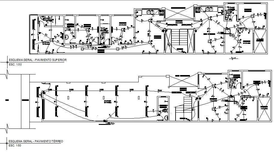 Residential Villa Project Electrical Plan Detail Dwg File - Cadbull