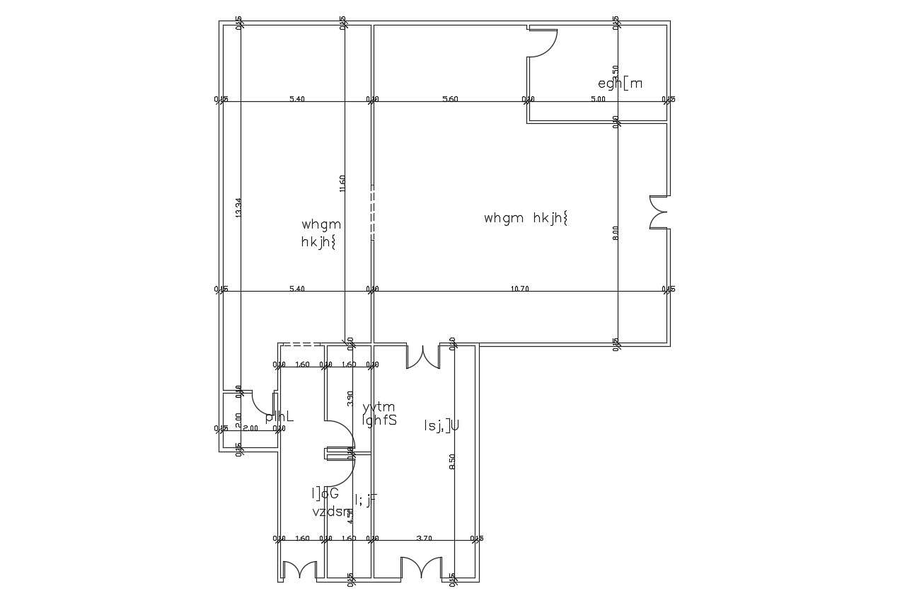 Residential House Floor Plan AutoCAD File - Cadbull