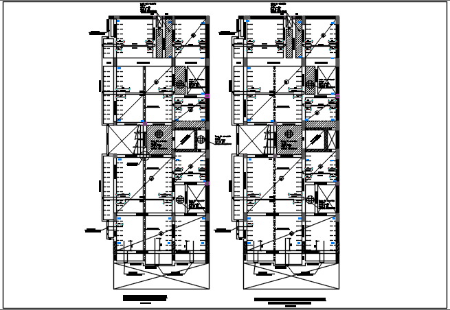 Residesial plan detail dwg file - Cadbull