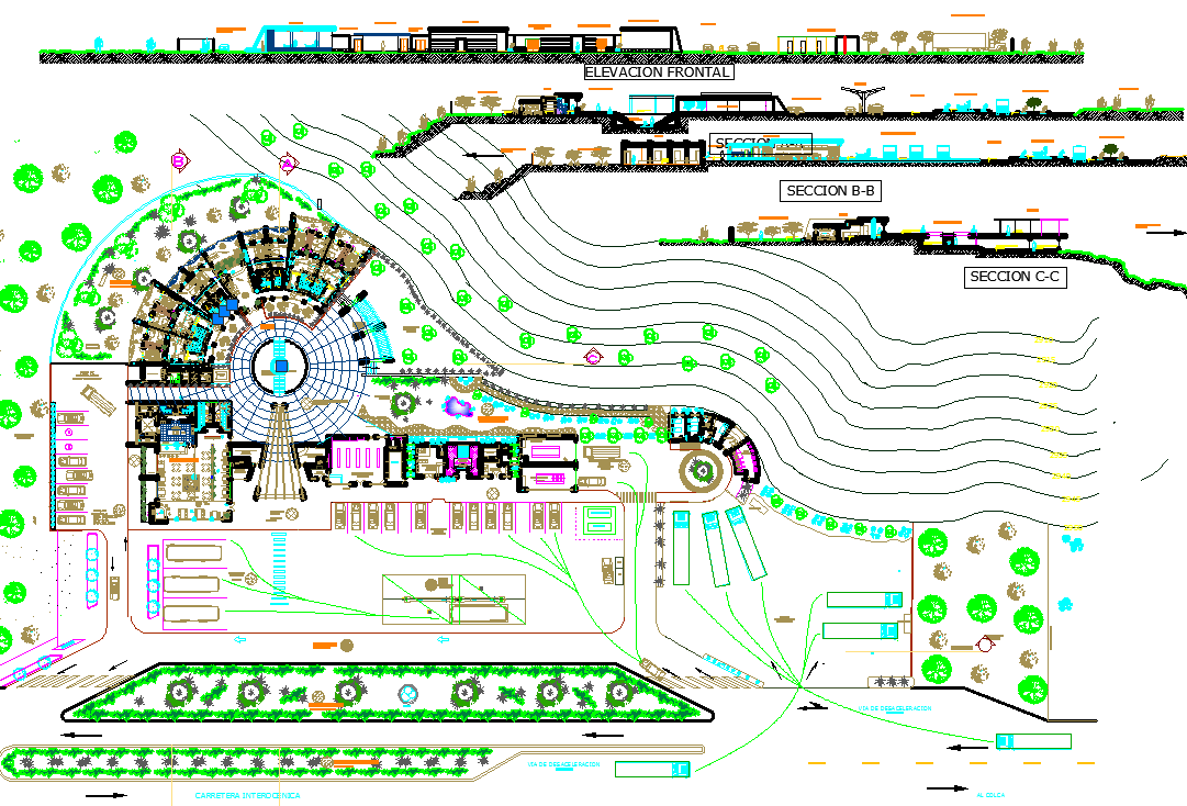 Resort Project Drawing Dwg File Cadbull Hotels Design Restaurant My XXX Hot Girl