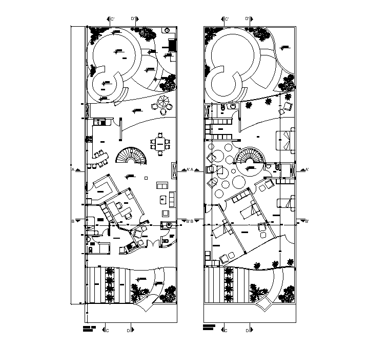 Resort plan presented in this AutoCAD 2D DWG drawing file. Download ...