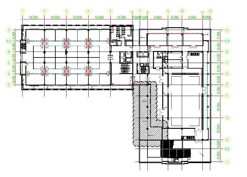 Restaurant Floor plan with clear dimension AutoCAD DWG drawing file is ...