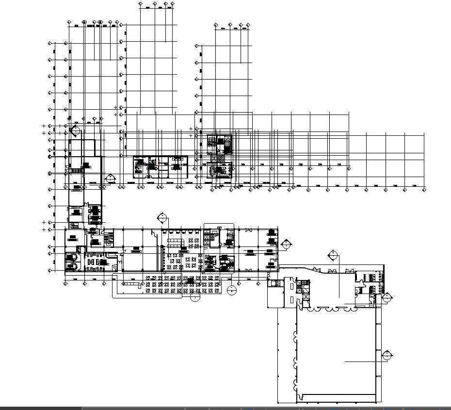 Restaurant Layout with Dining Area CAD Drawing In AutoCAD DWG File ...