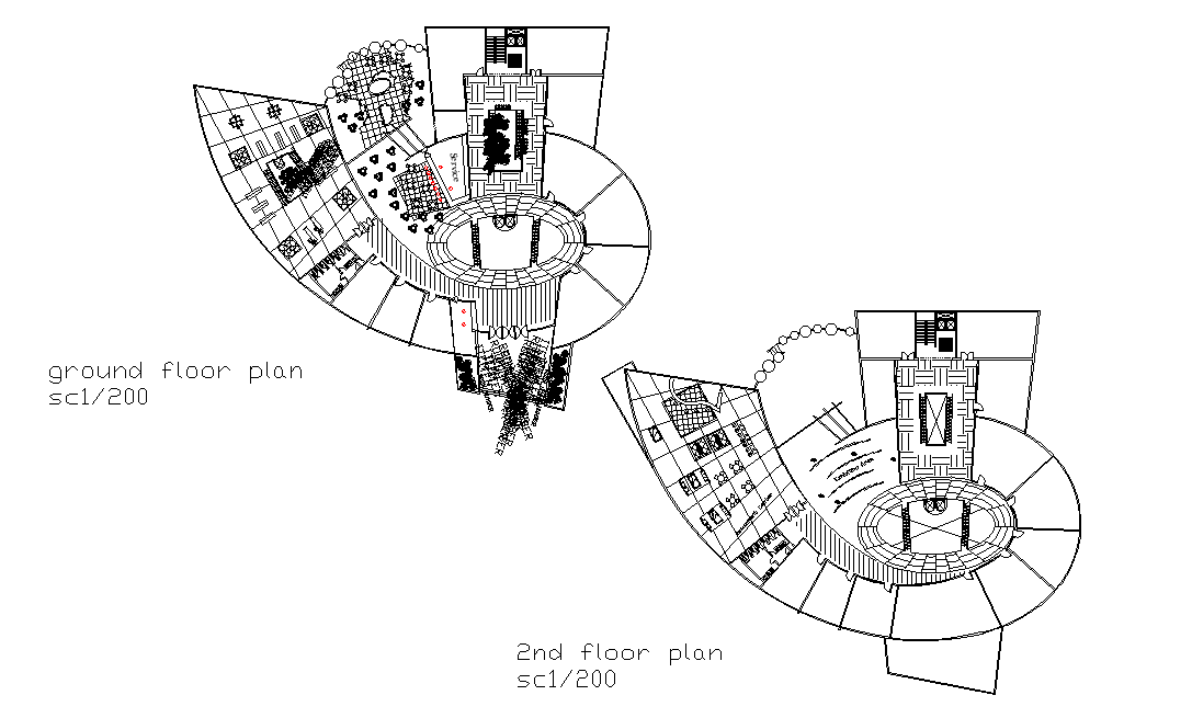 Restaurant Floor Plan Drawing Specified In This Autocad File. Download 