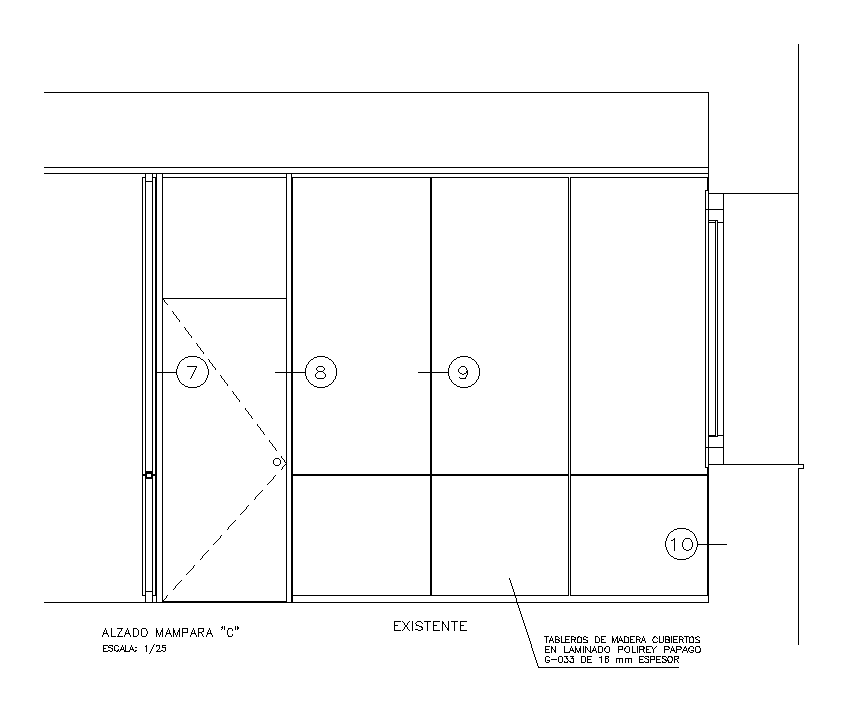 Right side elevation of Situation of screens 2nd floor plan is given in ...