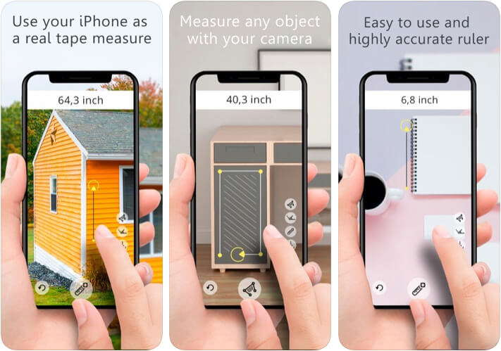 Measuring distance on sale with iphone