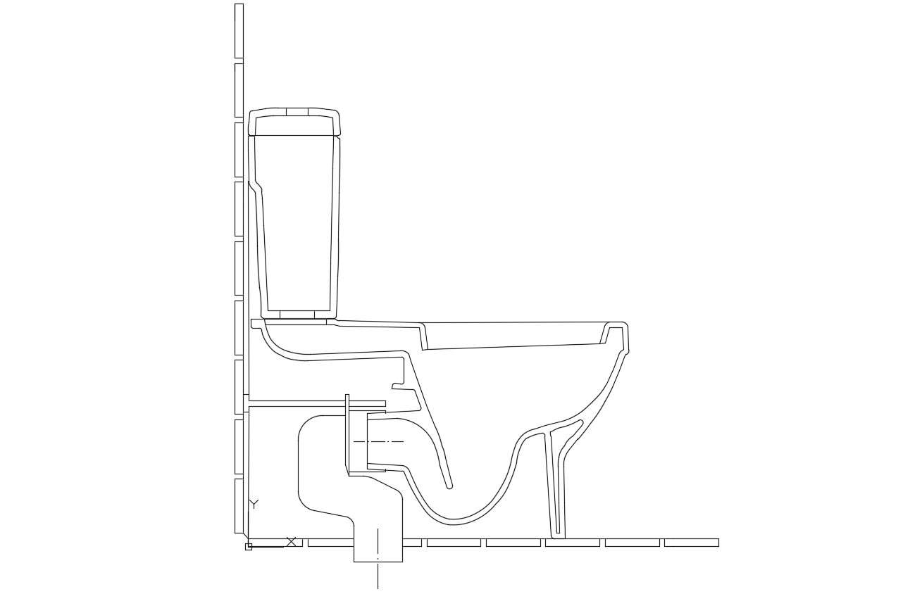 Toilet Plan AutoCAD blocks 2D DWG drawings